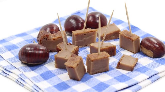 chestnut cake chestnut season autumn