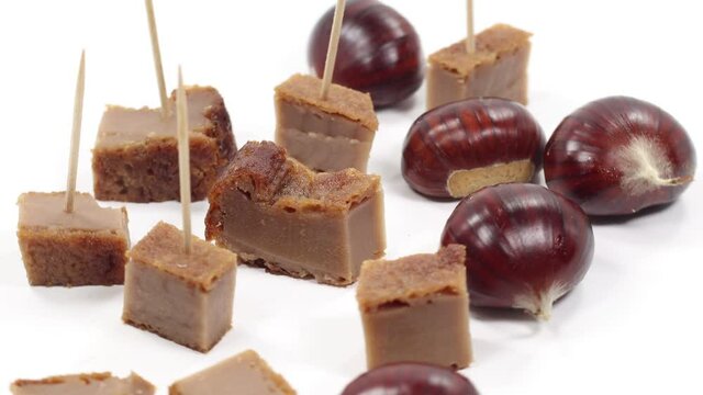 chestnut cake chestnut season autumn