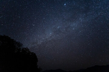 Fototapeta na wymiar starry night sky with Milky Way