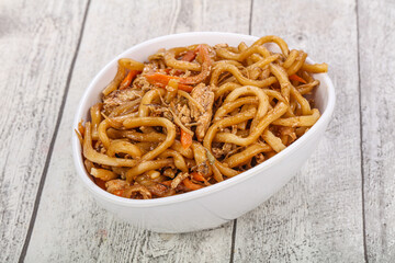 Wok with chicken and vegetables