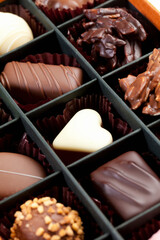 チョコレートの詰め合わせ