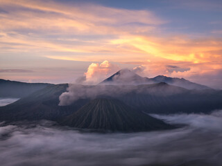 Sunrise over mount Bromo