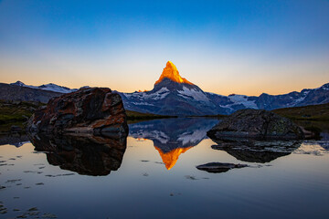 The matterhorn at sunrise