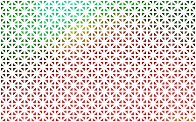 Light Green, Red vector layout with lines, triangles.