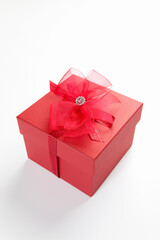 リボンがけのギフトボックス