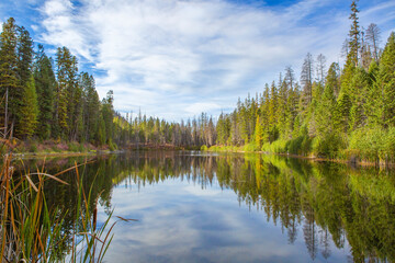 Obraz premium Republic, Washington, lakes