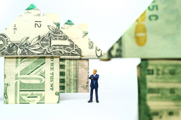 Businessman Money Housing Market