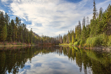 Fototapeta na wymiar Republic, Washington, lakes