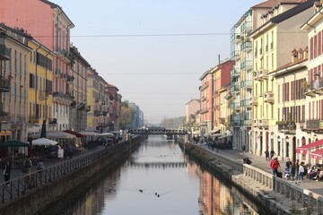 Mailand Navigli Kanal