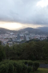 View of Bilbao from a hill