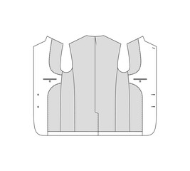 Single Breasted (SB) Blazer - Internal View