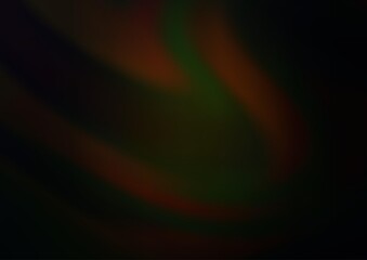 Dark Black vector blurred and colored background.