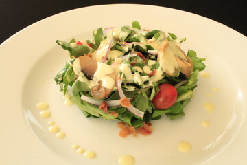 Ensalada de champiñones 