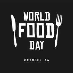 Fototapeta premium World food day poster - Vector illustration design
