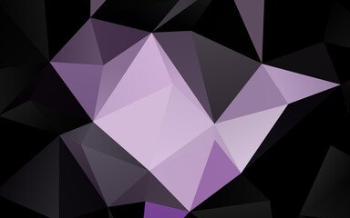 Light Purple vector abstract mosaic pattern.