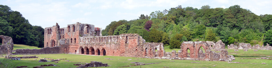 Fototapeta na wymiar Furness Abbey, in Barrow in Furness, Cumbria, England, UK