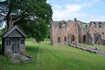 Fototapeta na wymiar Furness Abbey, in Barrow in Furness, Cumbria, England, UK