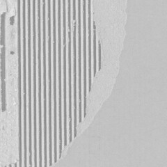 White vintage rough sheet of carton. Recycled environmentally friendly cardboard paper texture. Simple gray minimalist papercraft background.