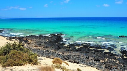 beautiful beach in island