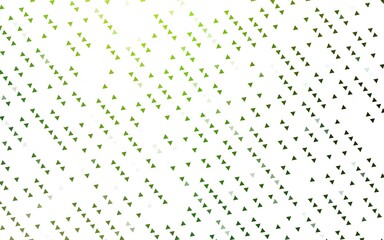 Light Green vector layout with lines, triangles.