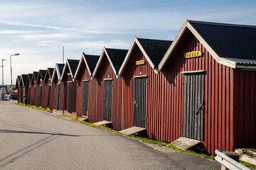 Relax Red Boat Houses Donsö island Archipelago Gothenburg Sweden