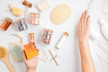 Choosing sustainable zero waste self care cosmetics vs industrial plastic products