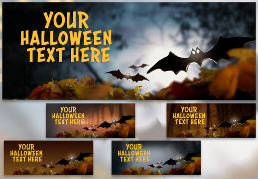 Halloween Card Mockup
