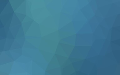 Light BLUE vector triangle mosaic cover.