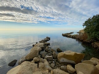 rocks on the beach