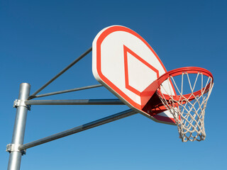 Basketball hoop as seen from left side © Rix Pix