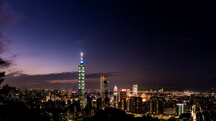 Obraz premium Taiwan city skyline