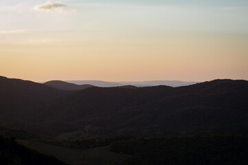 Por do Sol - Morro do Cal - Campo Largo, Paraná.