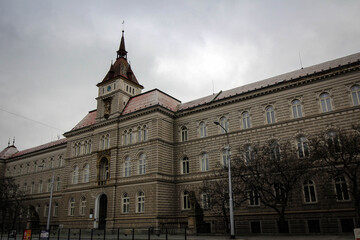 Obraz premium Old architecture of Olomouc view, Czech Republic