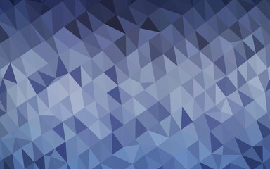 Fototapeta premium Light BLUE vector polygonal template.