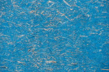 chipwood board painted blue