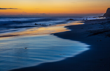 Dusk on an Ocean Beach