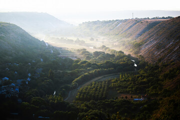 Nature scape of Moldova