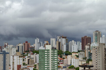 
Aerial view of residential buildings in the city of Belo Horizonte, state of Minas Gerais, Brazil.