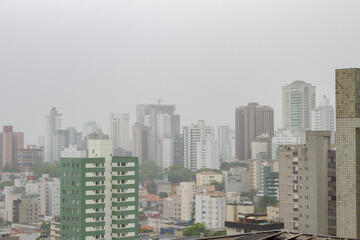 Fototapeta premium Aerial view of residential buildings in the city of Belo Horizonte, state of Minas Gerais, Brazil.