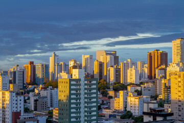 
Aerial view of residential buildings in the city of Belo Horizonte, state of Minas Gerais, Brazil.