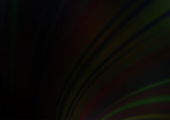 Dark Green vector bokeh and colorful pattern.