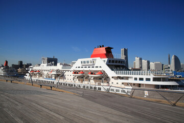 客船と大桟橋