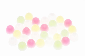 白バックに駄菓子ウィスキーボンボン