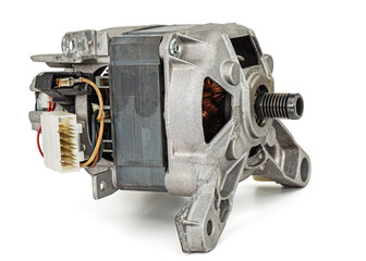 Electric motor isolated on white background