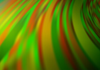 Light Green, Yellow vector blur pattern.
