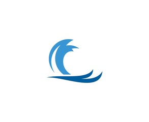 Fototapeta na wymiar Wave logo 