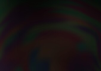 Dark Black vector blurred and colored template.