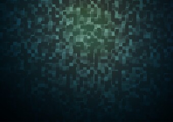 Dark Blue, Green vector cover in polygonal style.