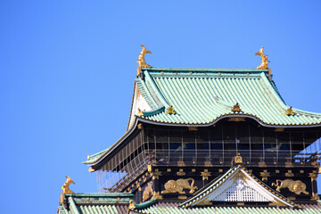 Fototapeta premium 大阪城天守閣