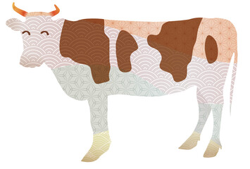 丑　年賀状　干支　アイコン